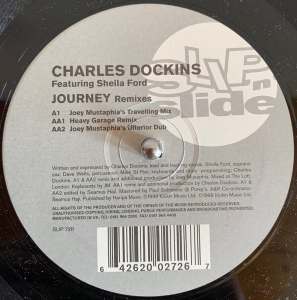 Charles Dockins Featuring Sheila Ford - Journey (Remixes) - Slip 'n' Slide