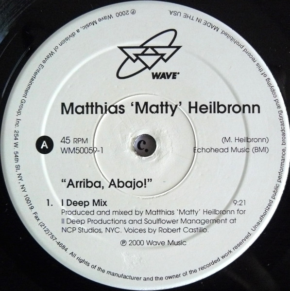 Matthias 'Matty' Heilbronn - Arriba, Abajo! - Wave