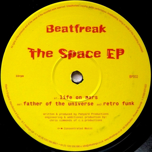 Panyard - The Space EP - Beatfreak