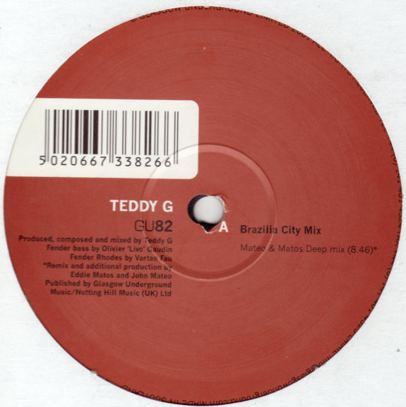 Teddy G - Brazilia City Mix - Glasgow Underground