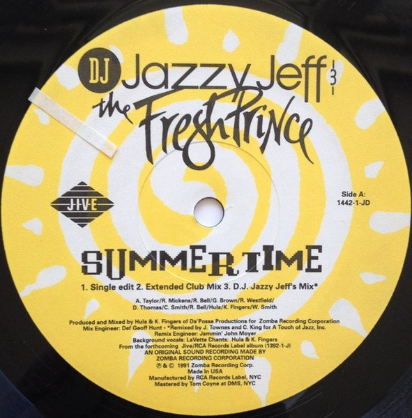 DJ Jazzy Jeff & The Fresh Prince - Summertime - Jive