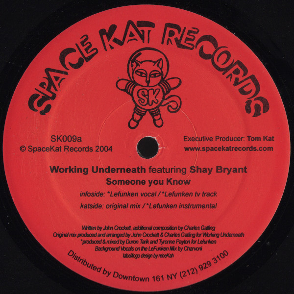 Working Underneath - Someone You Know - Space Kat Records