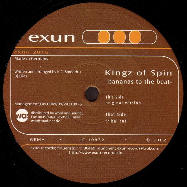 Kingz Of Spin - Bananas To The Beat - Exun Records