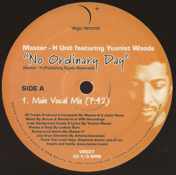 Master- H Unit - No Ordinary Day - Vega Records
