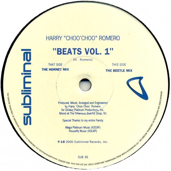 Harry Choo Choo Romero - Beats Vol.1 - Subliminal