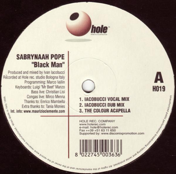 Sabrynaah Pope - Black Man - Slip 'N' Slide