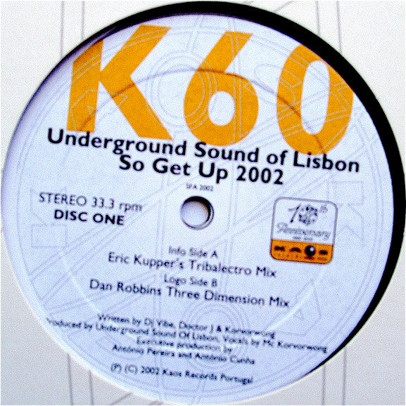 Underground Sound of Lisbon - So Get Up 2002 2 x LP