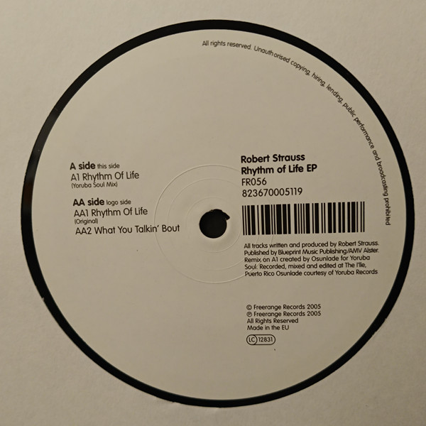 Robert Strauss - Rhythm of Life EP