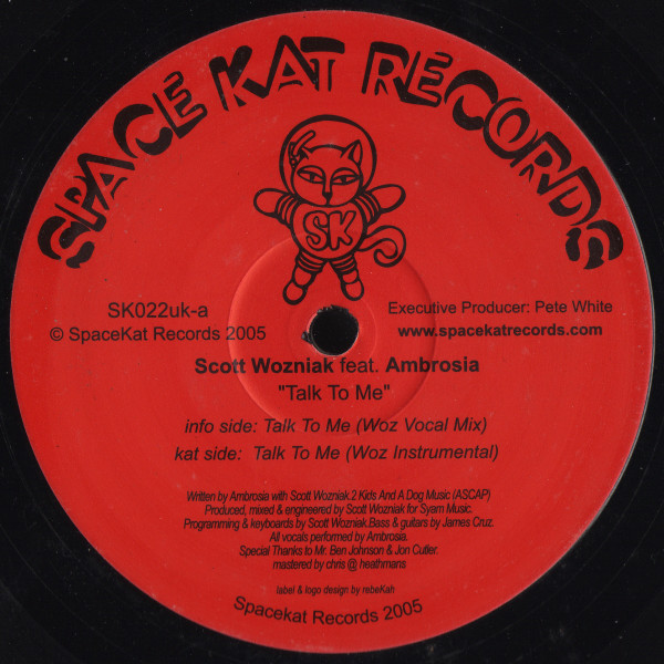 Scott Wozniak - Talk To Me - Space Kat Records